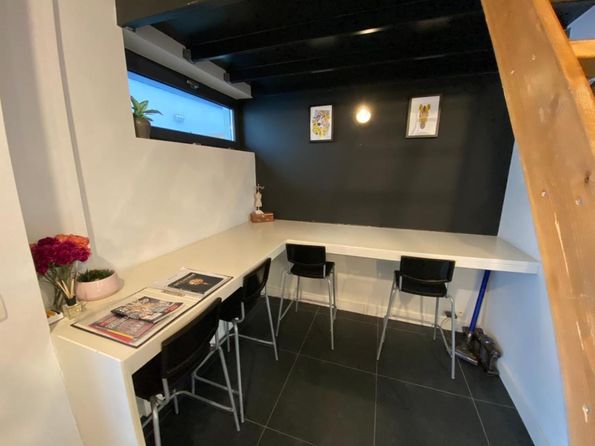 Modern Cozy Studio With Backyard Antwerpen Eksteriør billede