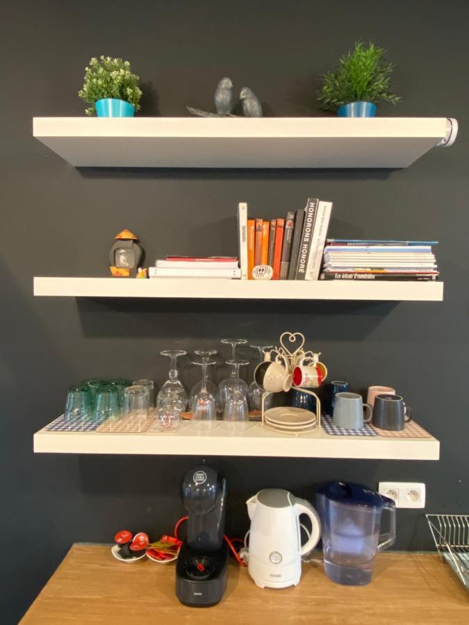 Modern Cozy Studio With Backyard Antwerpen Eksteriør billede