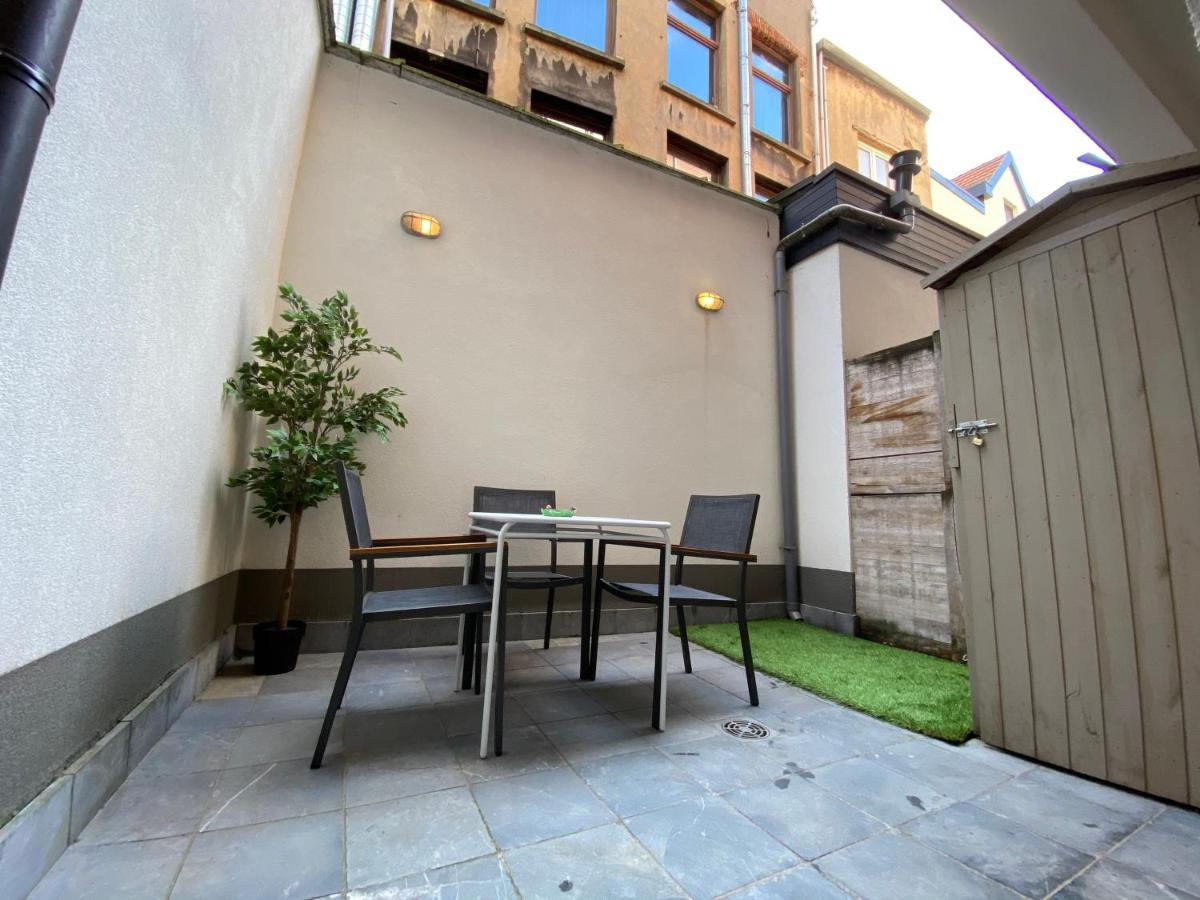 Modern Cozy Studio With Backyard Antwerpen Eksteriør billede