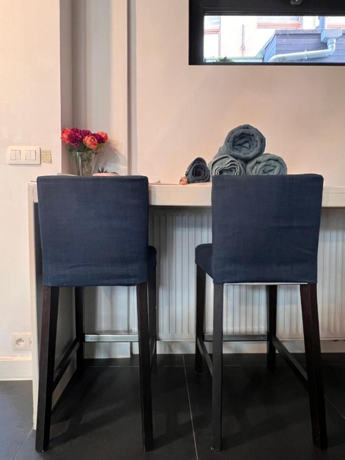 Modern Cozy Studio With Backyard Antwerpen Eksteriør billede