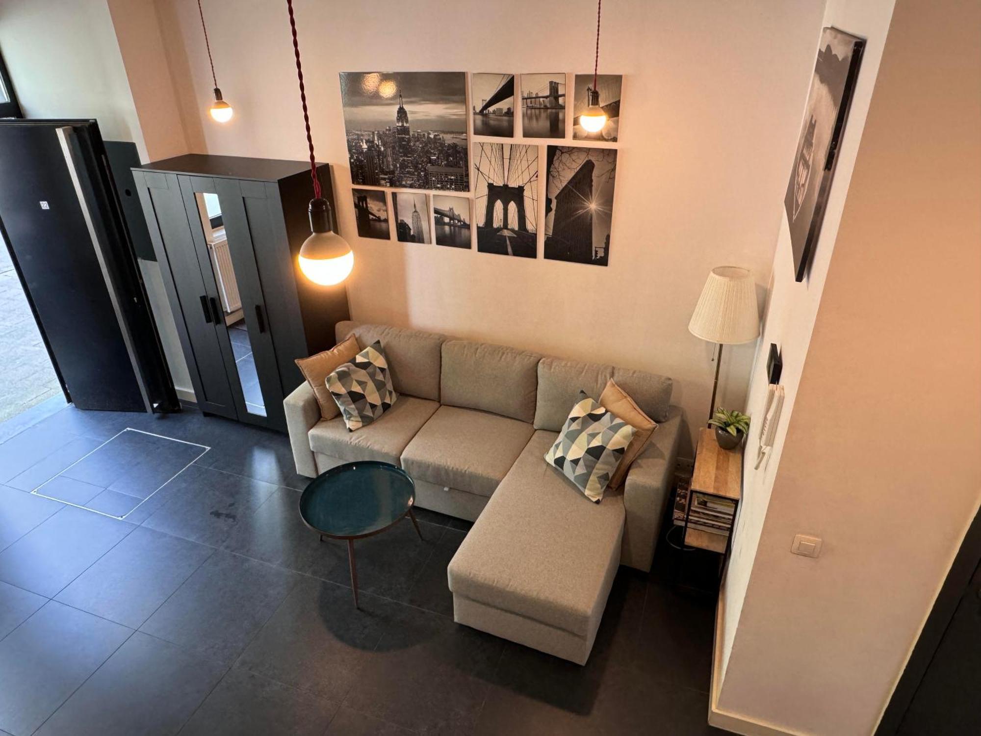 Modern Cozy Studio With Backyard Antwerpen Eksteriør billede