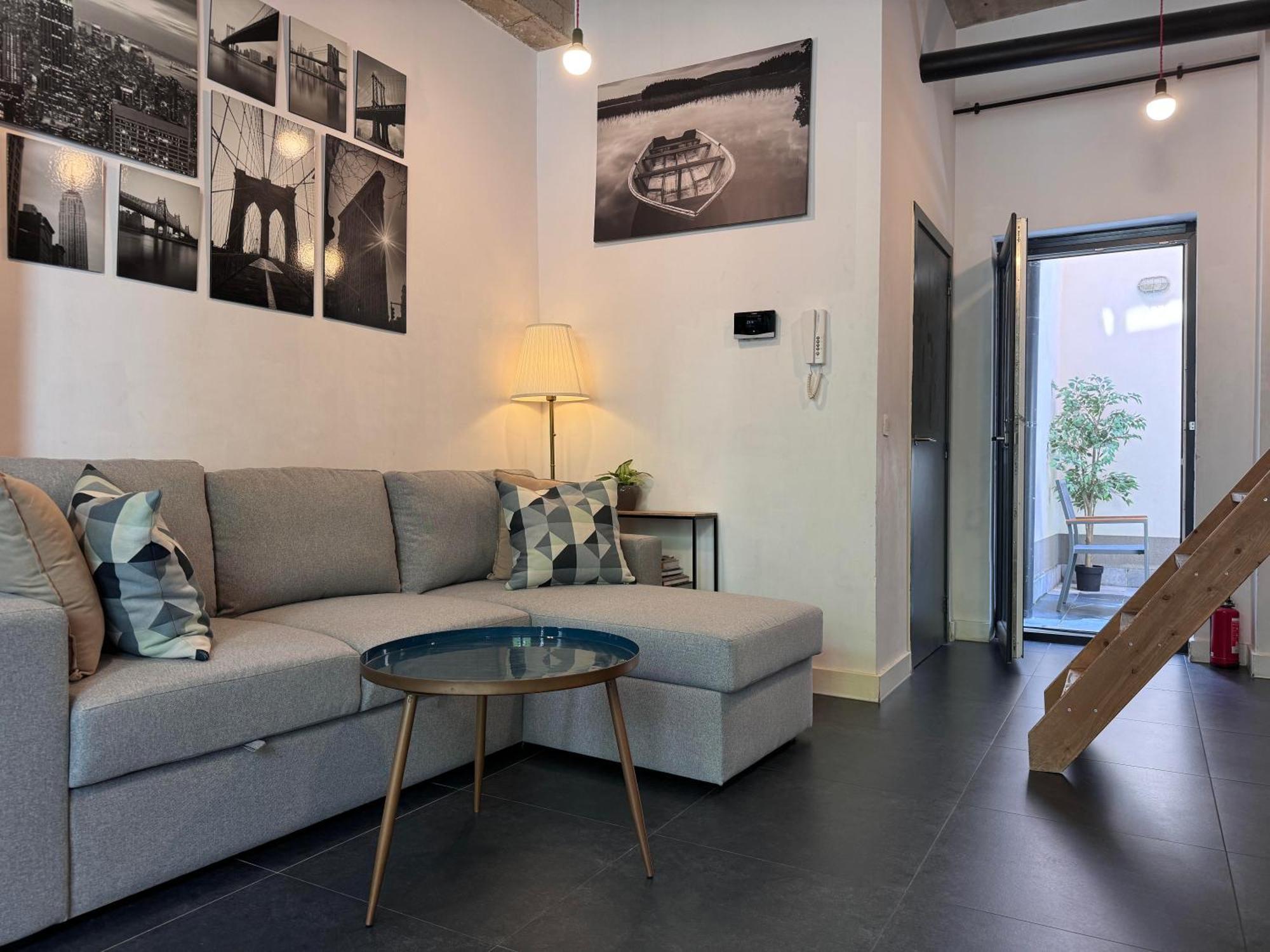 Modern Cozy Studio With Backyard Antwerpen Eksteriør billede