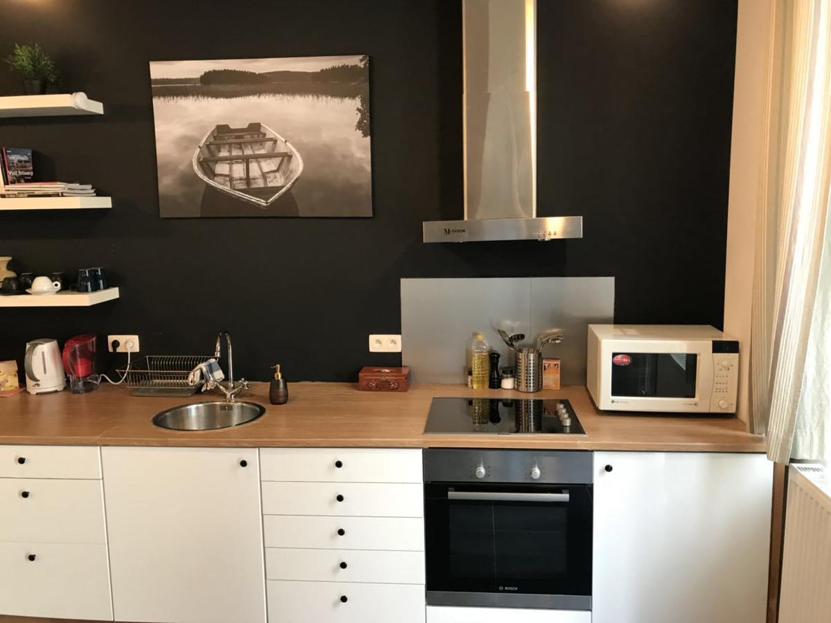 Modern Cozy Studio With Backyard Antwerpen Eksteriør billede